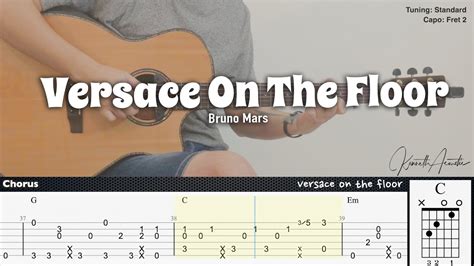 bruno mars chords versace on the floor|versace on the floor lyrics chords.